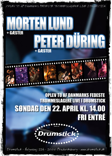 morten lund, peter during, event, trommer, drumstick